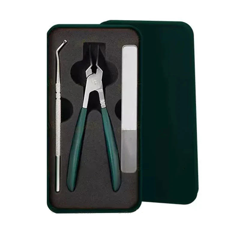 Anti-Splash 25° Slant Edge Nail Clipper 3-Piece Set