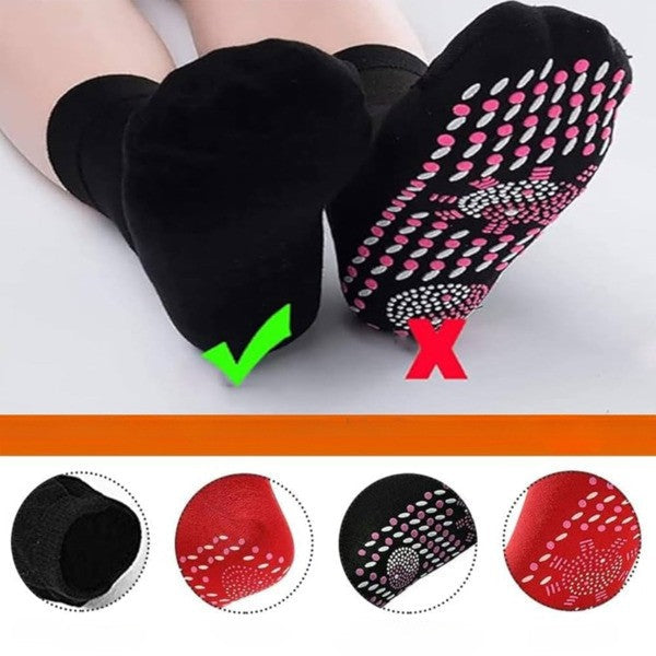 Unisex self-heating socks
