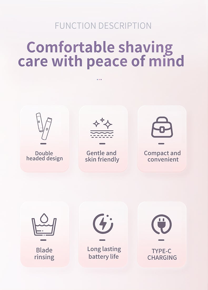 Comfort 2 in 1 Electric Lady Shaver