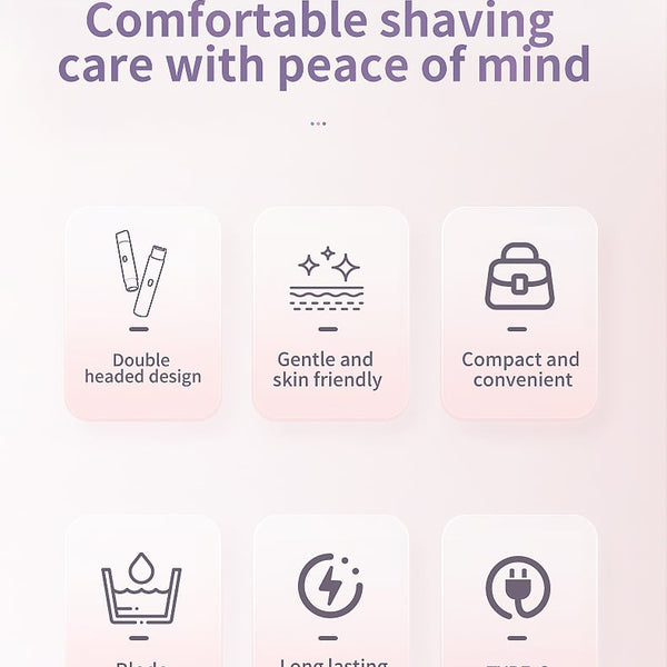 Comfort 2 in 1 Electric Lady Shaver