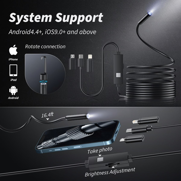 Plug-and-Play Endoscope Camera