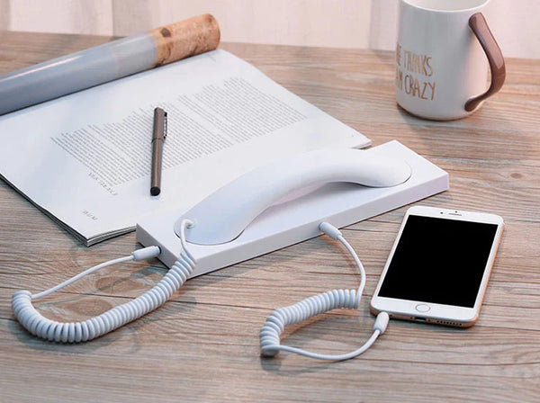RetroTalk Pro – Vintage Handset with Type-C/Lightning to 3.5mm Adapter