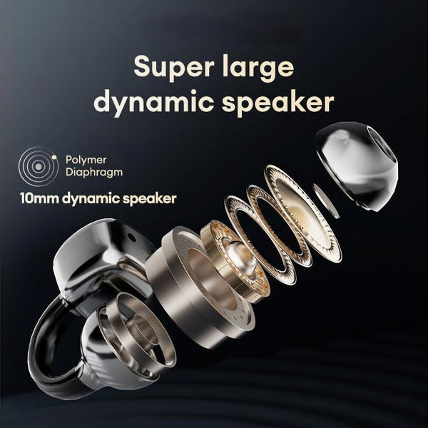 Ear Clip Bluetooth Headphones with Touch Screen