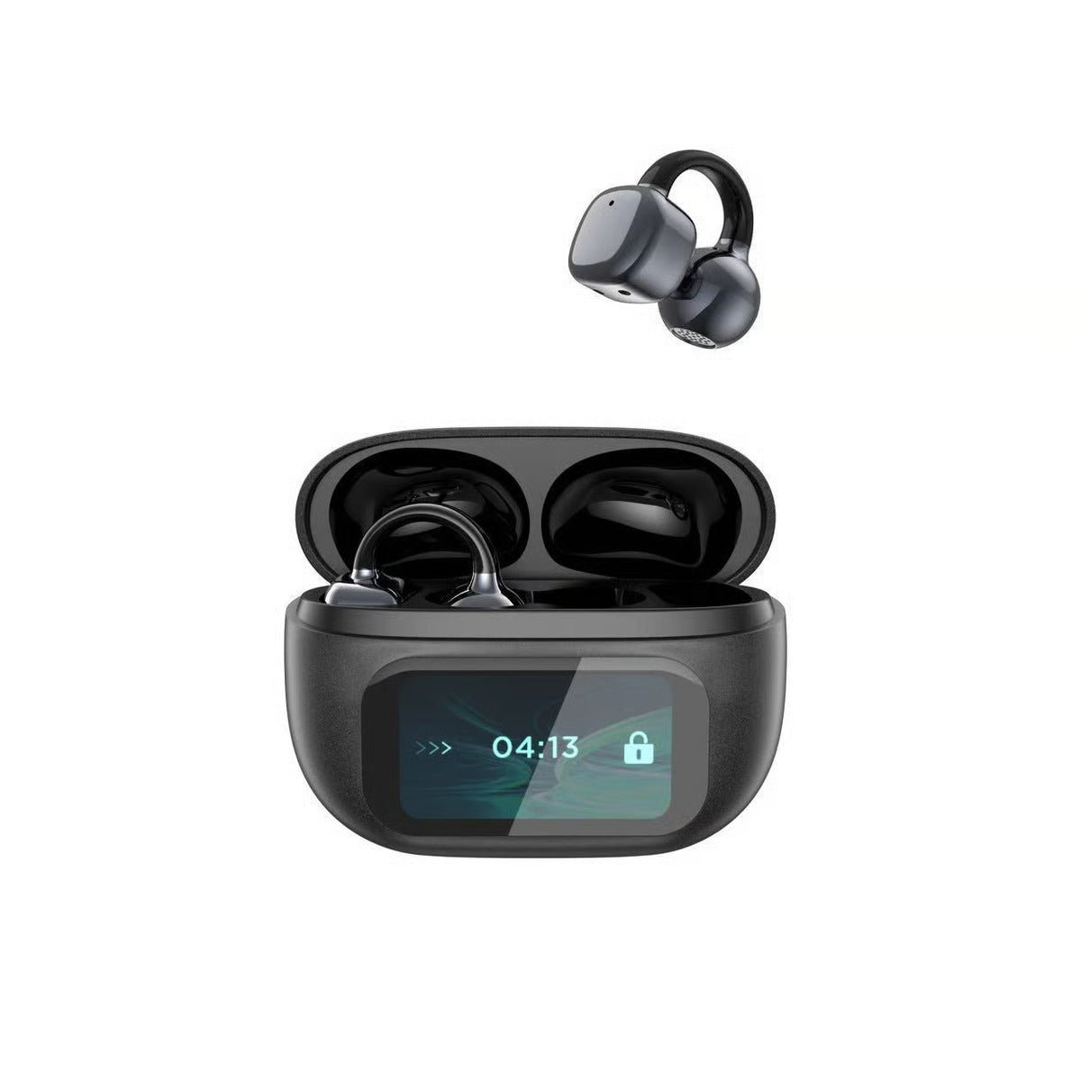 Ear Clip Bluetooth Headphones with Touch Screen