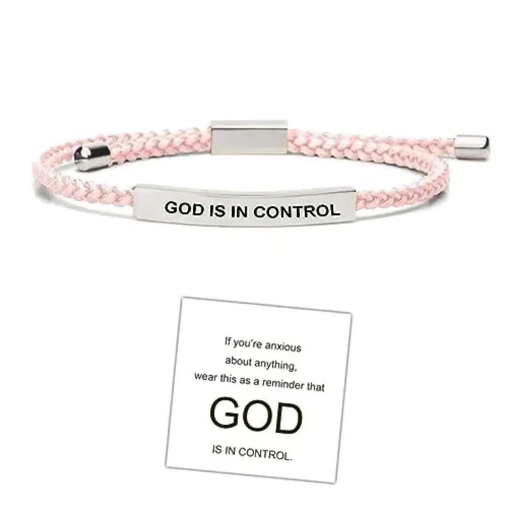 God is in Control Bracelet – A Daily Reminder of Peace and Hope