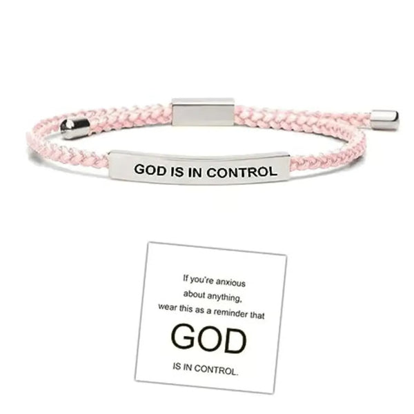 God is in Control Bracelet – A Daily Reminder of Peace and Hope