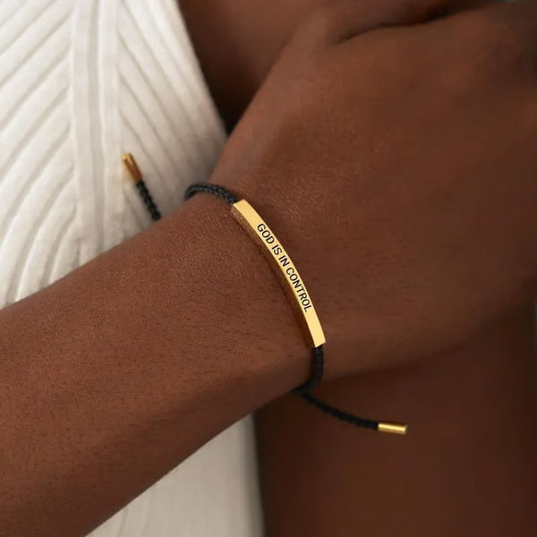 God is in Control Bracelet – A Daily Reminder of Peace and Hope