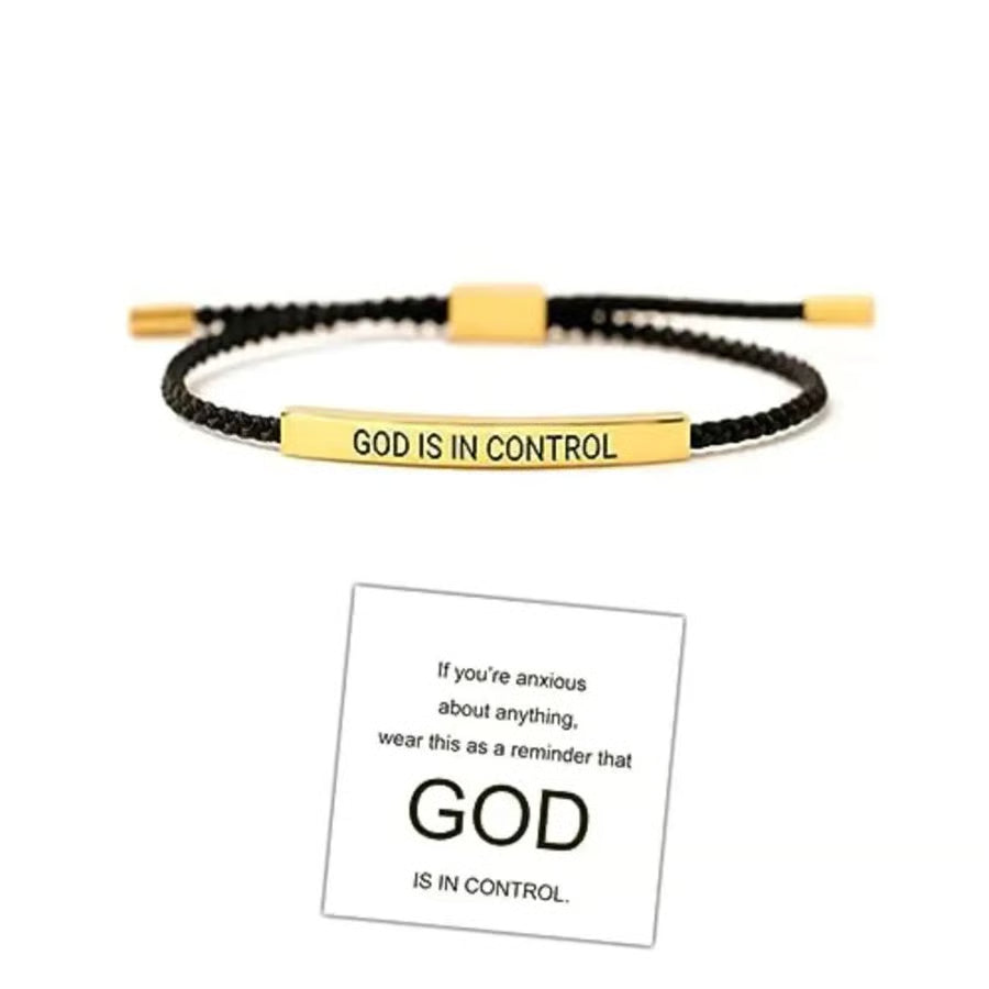 God is in Control Bracelet – A Daily Reminder of Peace and Hope