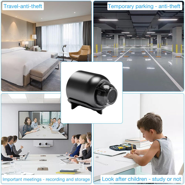 CLIUNT Mini Spy Camera with Night Vision and Motion Detection