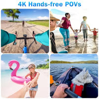 Wearable Necklace 1080P Thumb Action Camera with Spring Clip