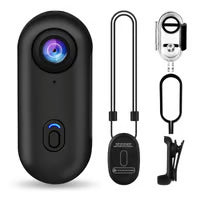 Wearable Necklace 1080P Thumb Action Camera with Spring Clip