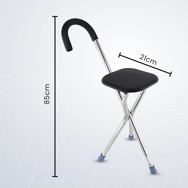 Folding walking stick
