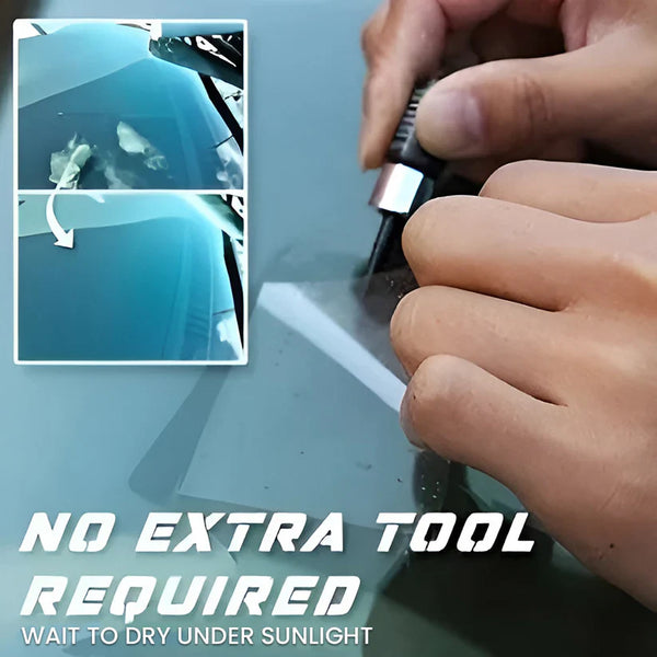 Repair glass cracks in minutes