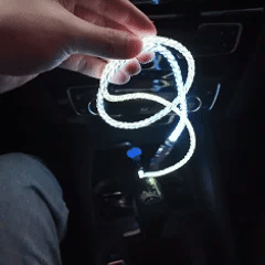 4-in-1 Fast Charging Cable with RGB Glow