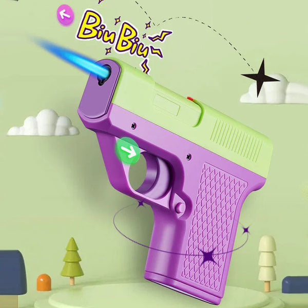🔥Cool Butane Pistol Torch Lighter
