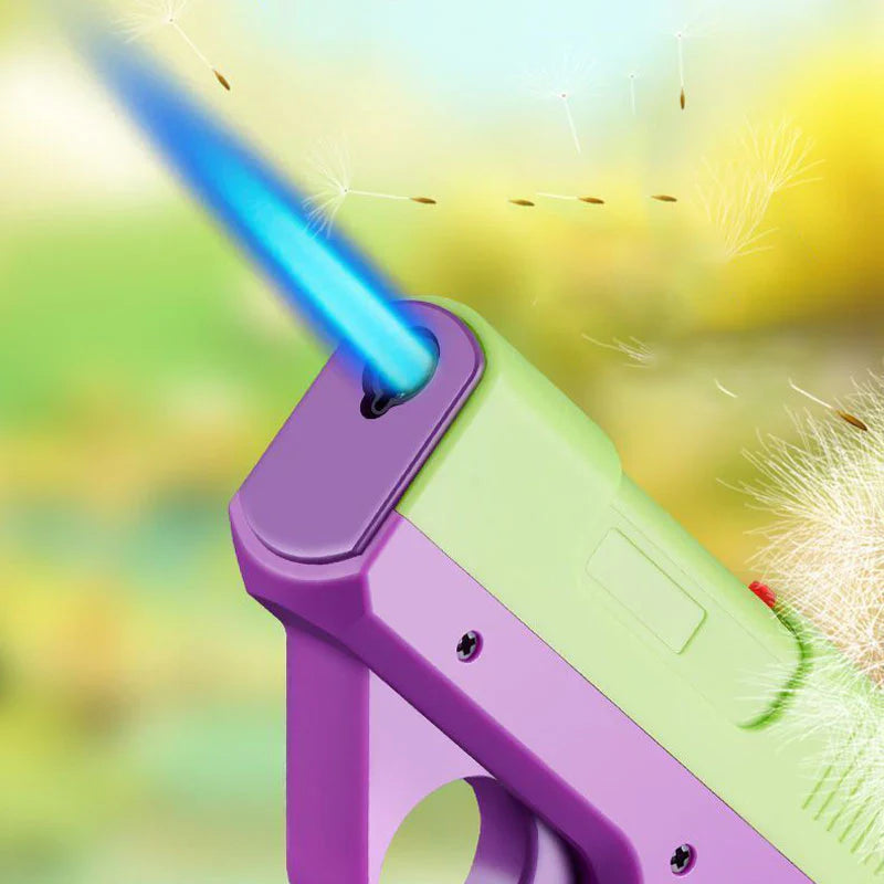 🔥Cool Butane Pistol Torch Lighter