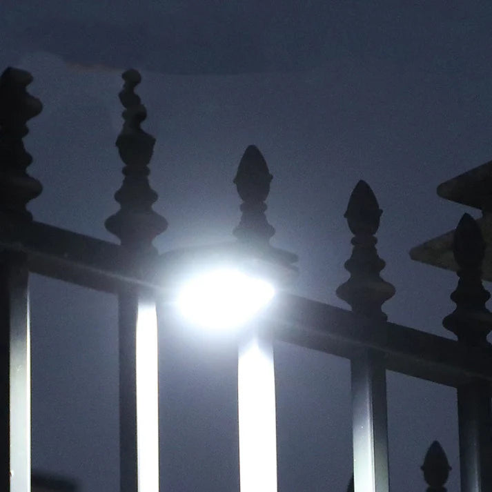 Solar clip light with motion sensor