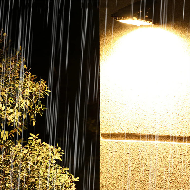 Solar clip light with motion sensor