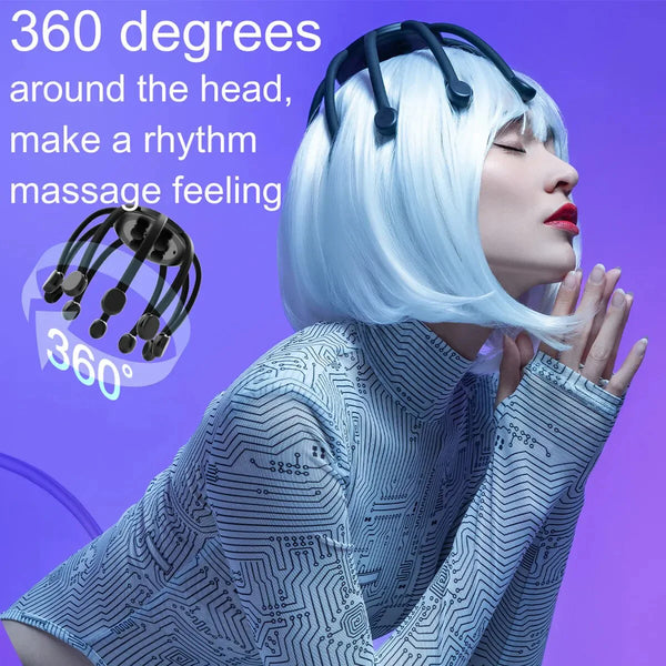 Calm and Relaxing Octopus Head Massager