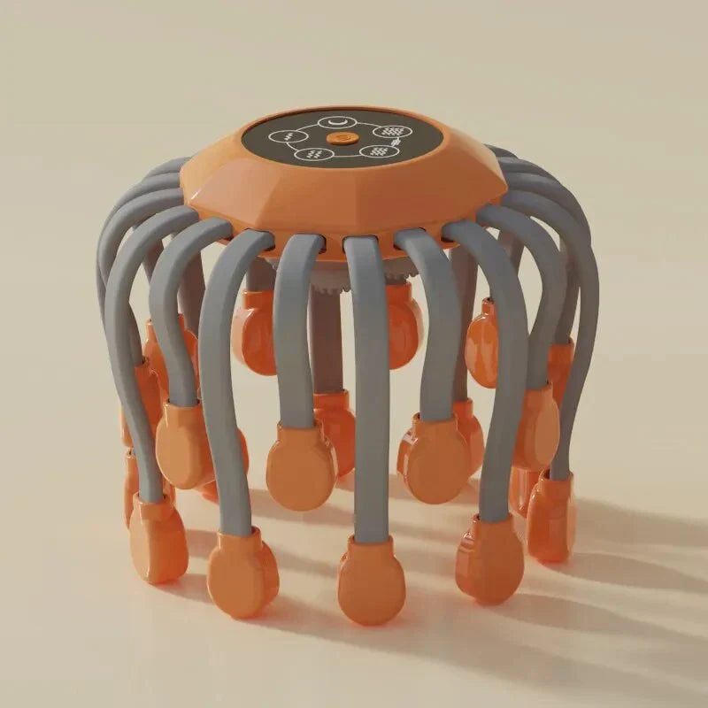 Calm and Relaxing Octopus Head Massager