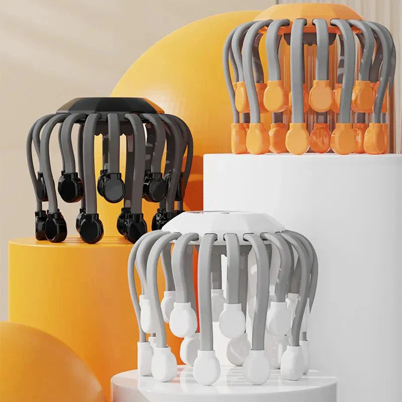 Calm and Relaxing Octopus Head Massager