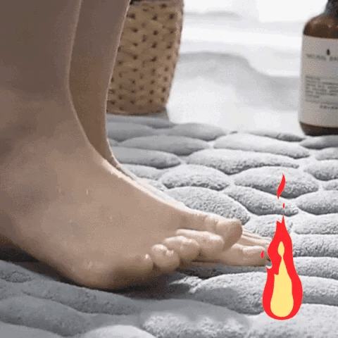 Cobblestone Embossed Bathroom Bath Mat