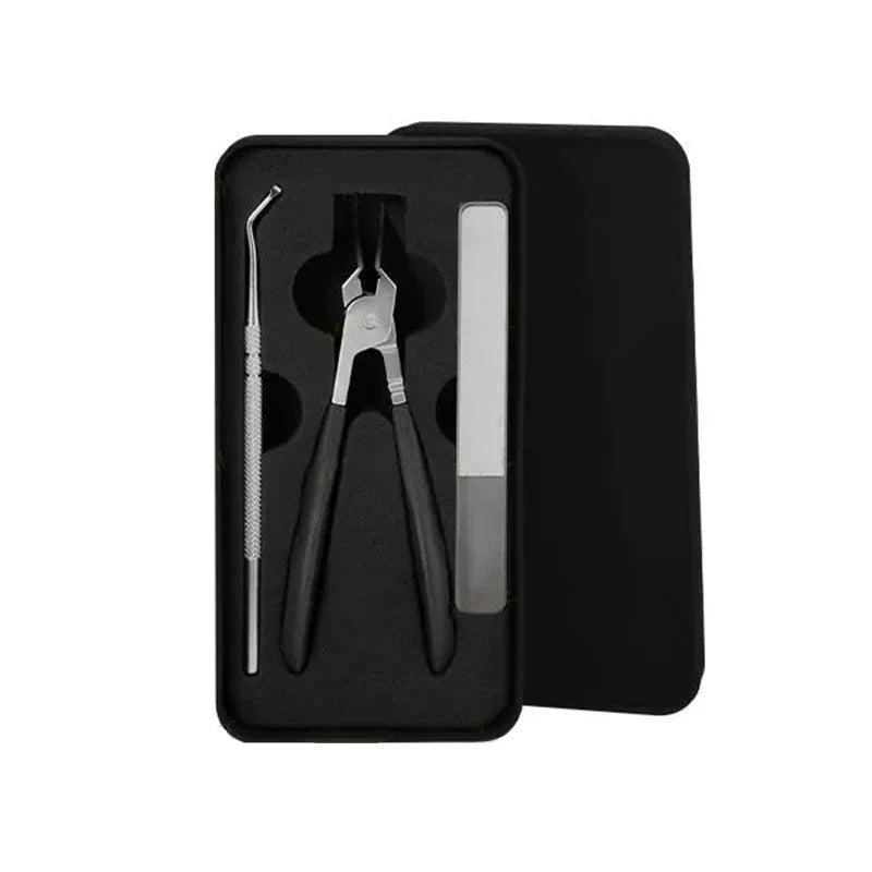 Anti-Splash 25° Slant Edge Nail Clipper 3-Piece Set