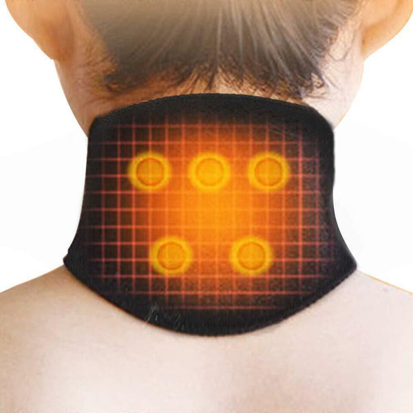 Neck Support Brace Self Magnetic Pain Relief Heat Pad