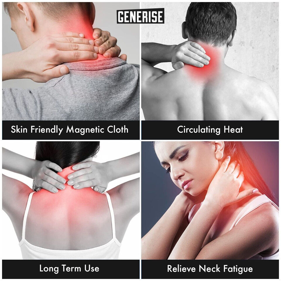 Neck Support Brace Self Magnetic Pain Relief Heat Pad