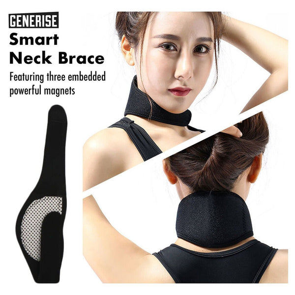 Neck Support Brace Self Magnetic Pain Relief Heat Pad