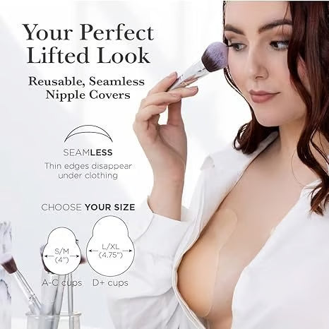 Sticky Not Icky! Seamless Uplift Nipple Covers