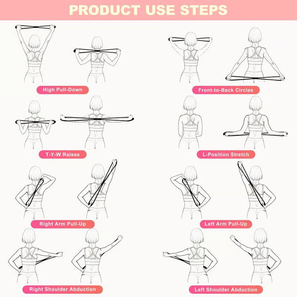 💥🔥Resistance Bands, Figure 8 Exercise Bands for Women Men