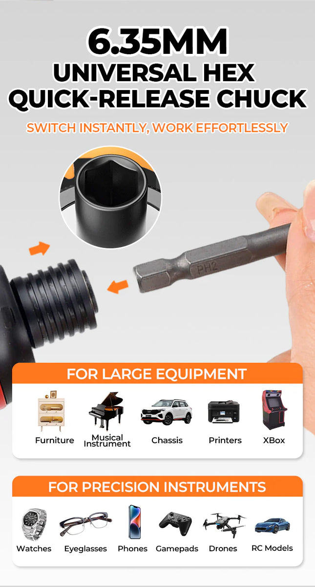German Multifunctional And Powerful Electric Screwdriver