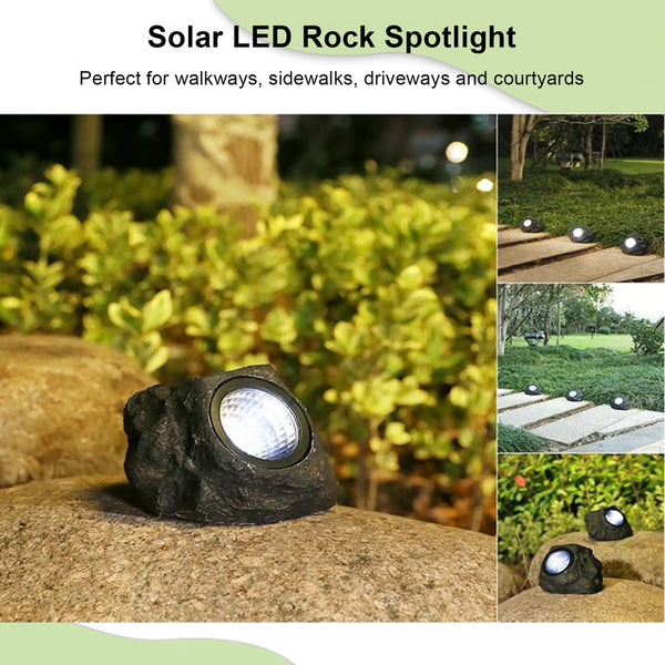 Solar Waterproof Rock Landscape Light