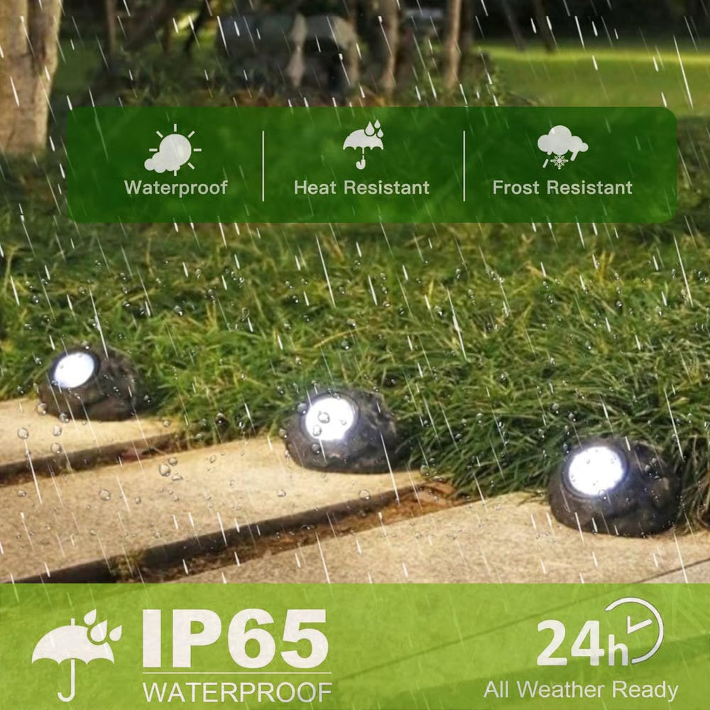 Solar Waterproof Rock Landscape Light
