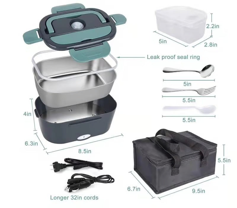 2-in-1 electric lunch box