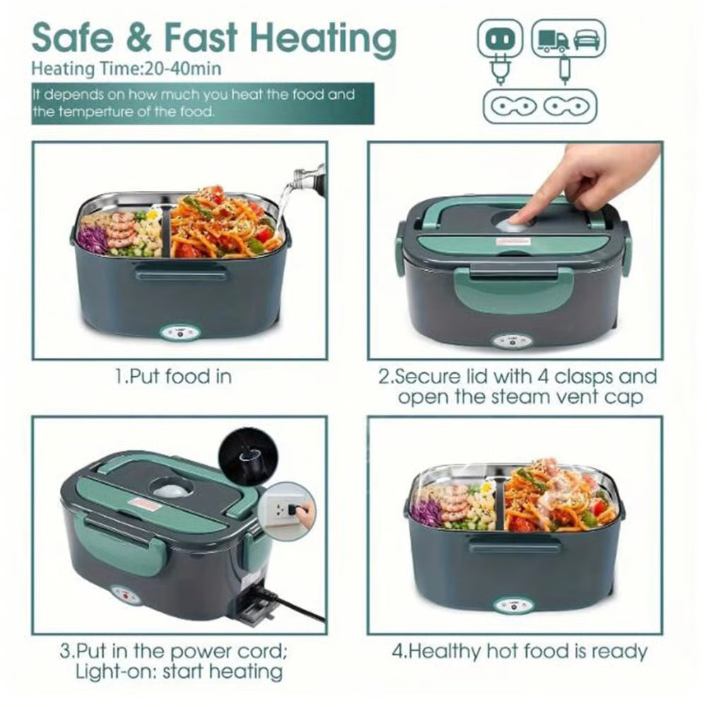 2-in-1 electric lunch box