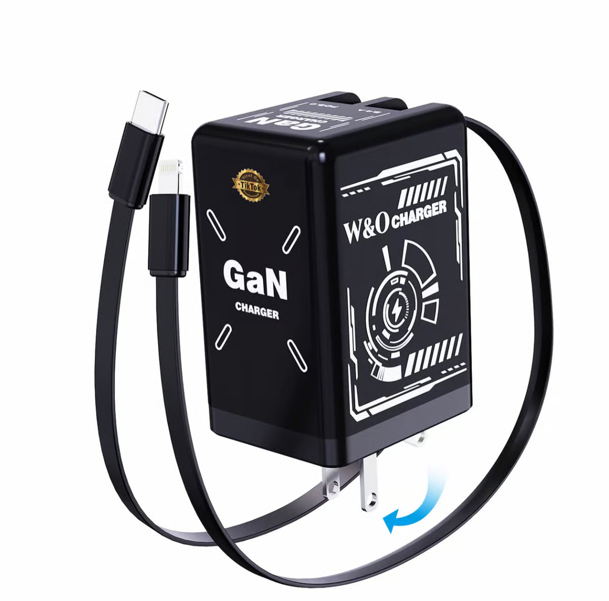 🔥W&O 2-in-1 GaN Fast Charger