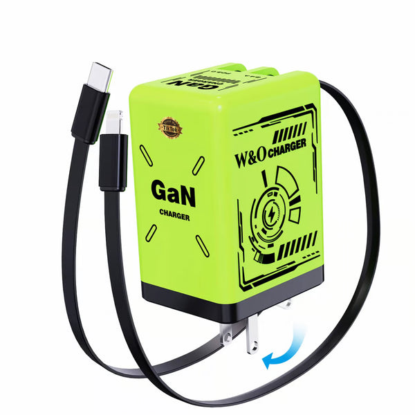 🔥W&O 2-in-1 GaN Fast Charger