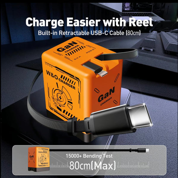 🔥W&O 2-in-1 GaN Fast Charger