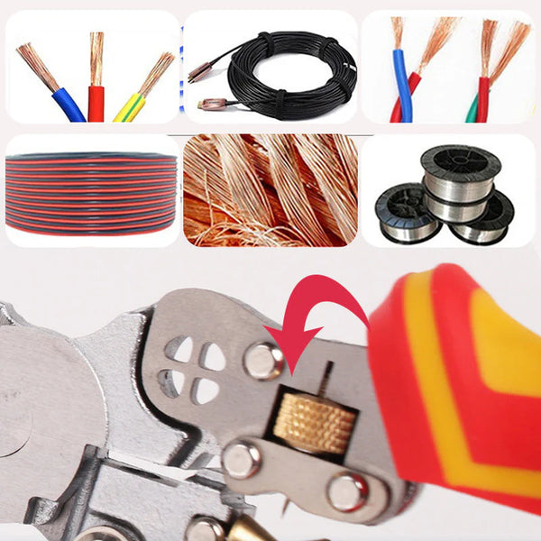 🧰8-in-1 multifunctional wire stripper with current measurement