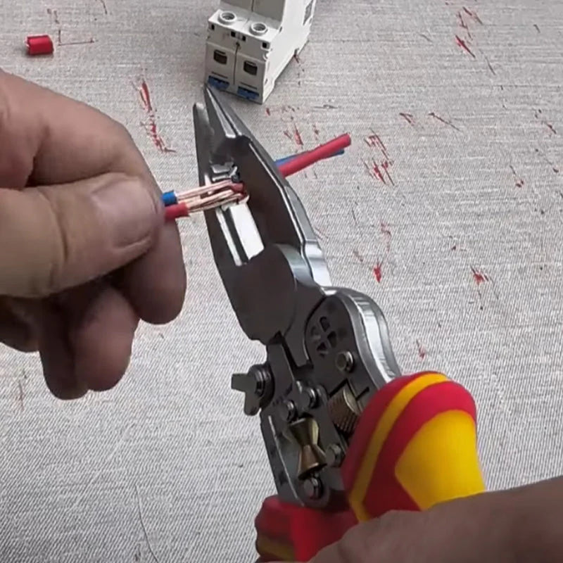 🧰8-in-1 multifunctional wire stripper with current measurement